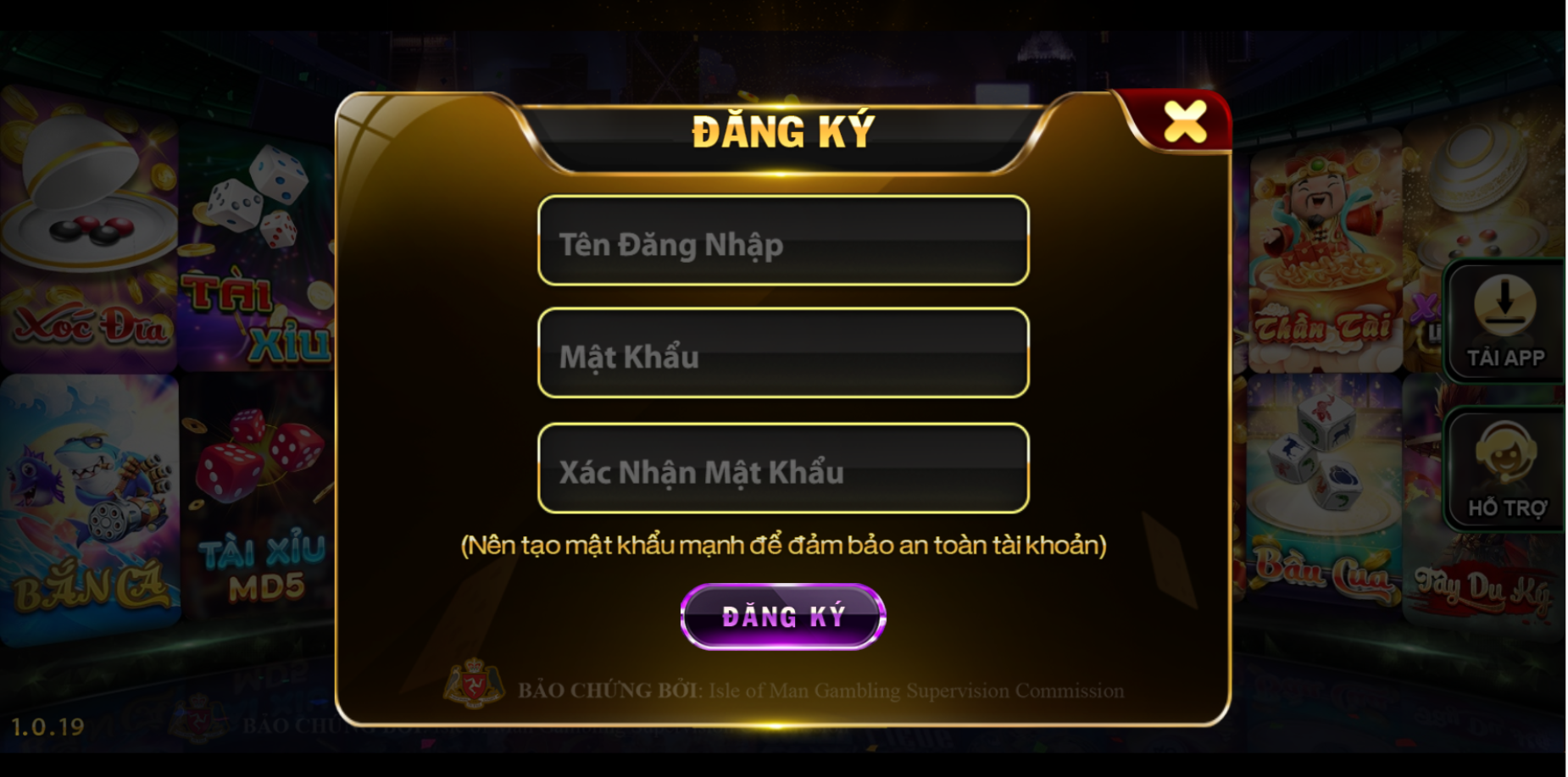 Cách đăng ký tài khoản tại HitClub