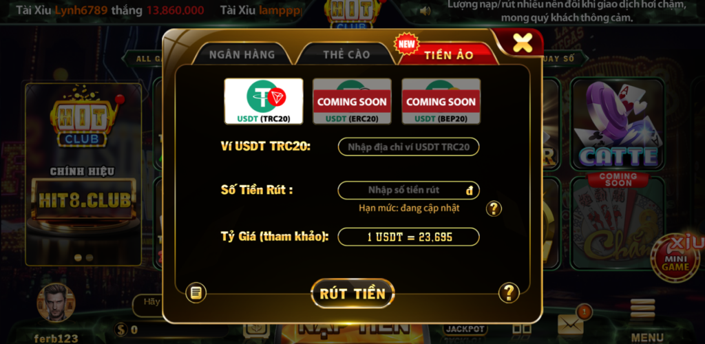 xử lý giao dịch tại hit club 