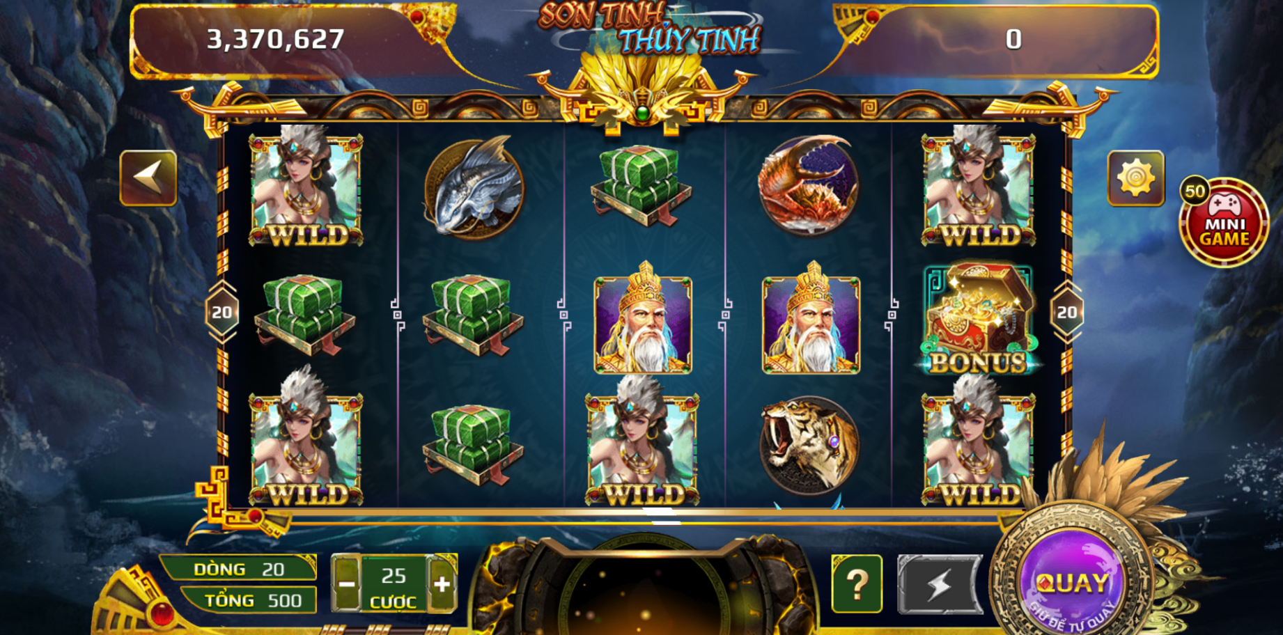 Chiến thuật chơi game slot Sơn Tinh Thủy Tinh từ các cao thủ