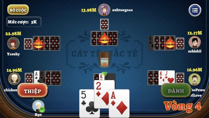 Kinh nghiệm chơi bài Catte dễ thắng