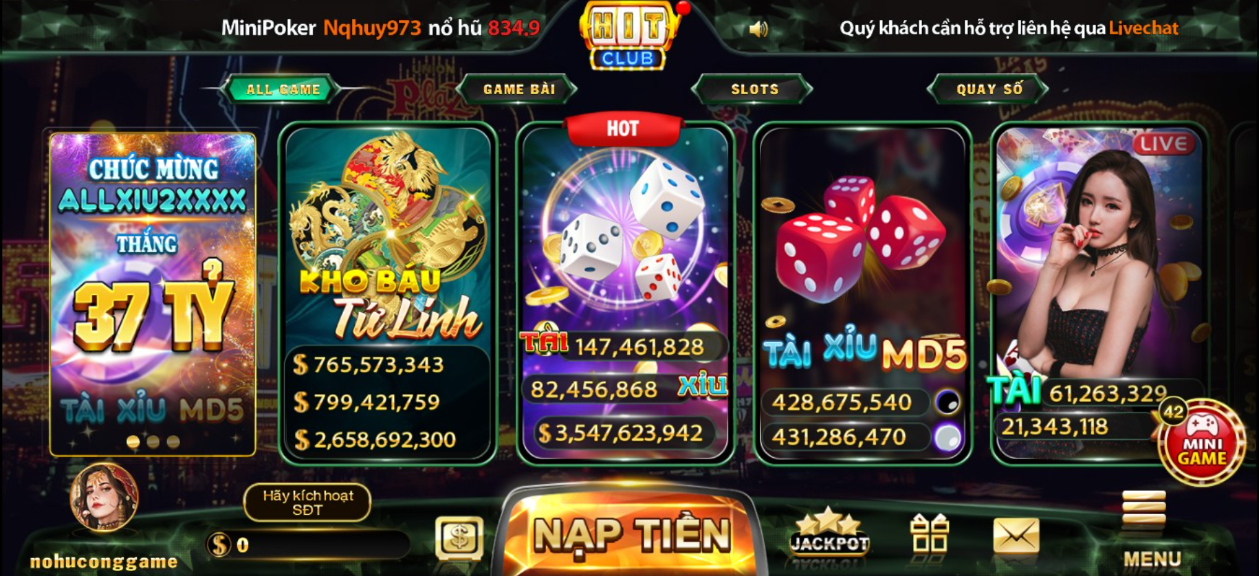 tải Hitclub